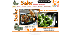 Desktop Screenshot of braintreesakesushi.com
